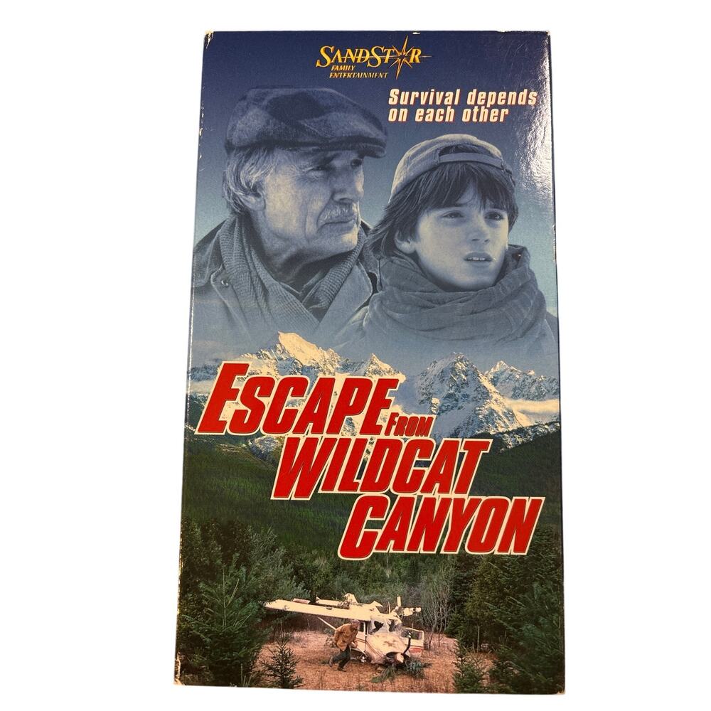 Escape From Wildcat Canyon 1998 VHS Rare Sandstar Release NON RENTAL